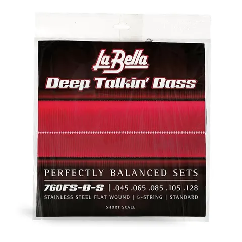 LaBella (45-128) Deep Talkin' Bass Flatwound Short Scale