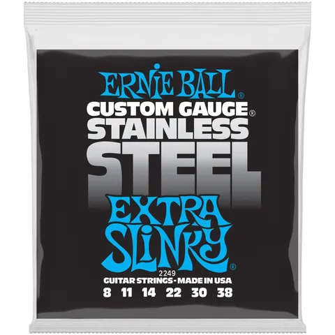 Ernie Ball (08-38) Extra Slinky Stainless Steel