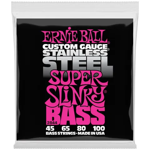 Ernie Ball (45-100) Super Slinky Stainless Steel