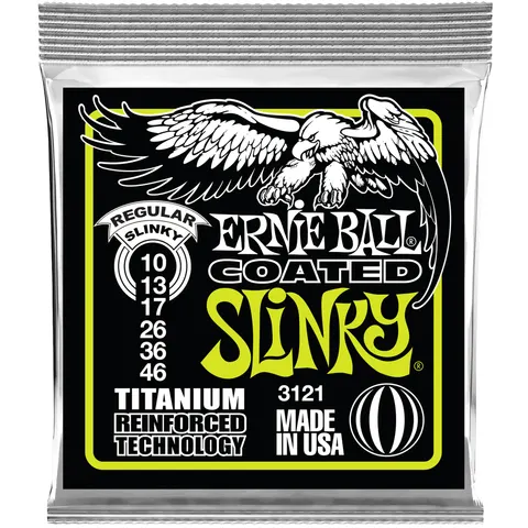 Ernie Ball (10-46) Regular Slinky Coated Titanium