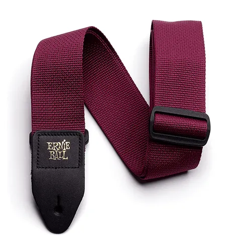 Pasek Gitarowy Ernie Ball Bordowy