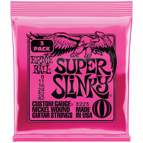 3-Pack Ernie Ball (09-42) Super Slinky