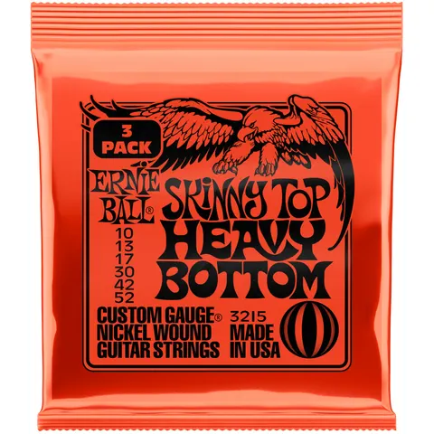 3-Pack Ernie Ball (10-52) Skinny Top Heavy Bottom Slinky