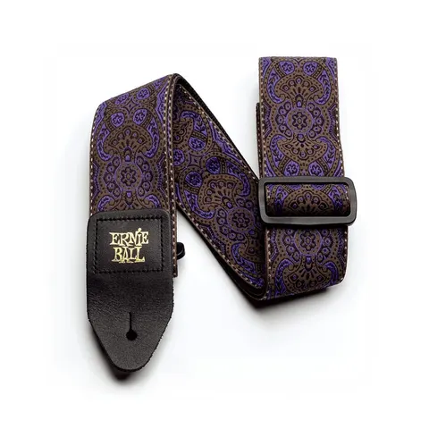 Pasek Ernie Ball Purple Paisley Jacquard