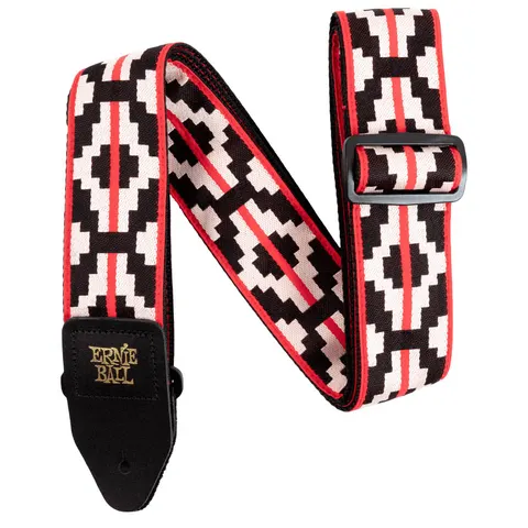 Pasek Ernie Ball Ristra Red Jacquard