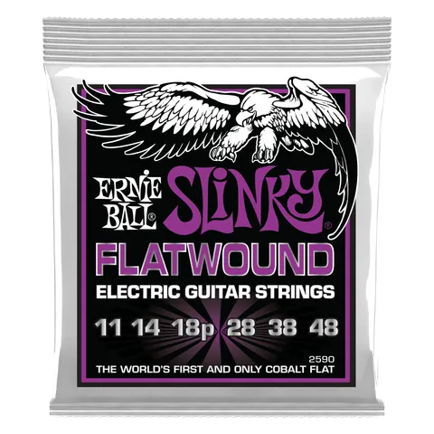 Ernie Ball (11-48) Cobalt Flatwound Super Slinky