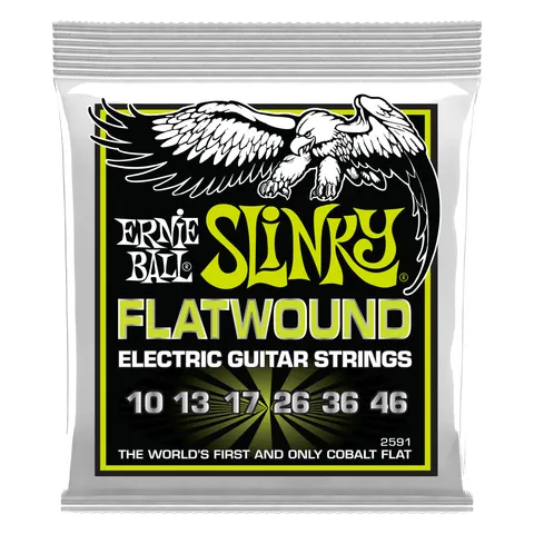 Ernie Ball (10-46) Cobalt Flatwound Super Slinky