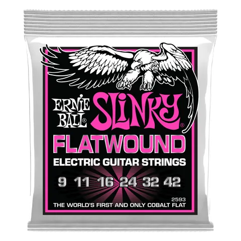 Ernie Ball (09-42) Cobalt Flatwound Super Slinky