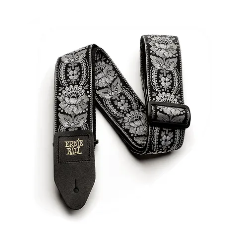 Pasek Ernie Ball Silver Orleans Jacquard