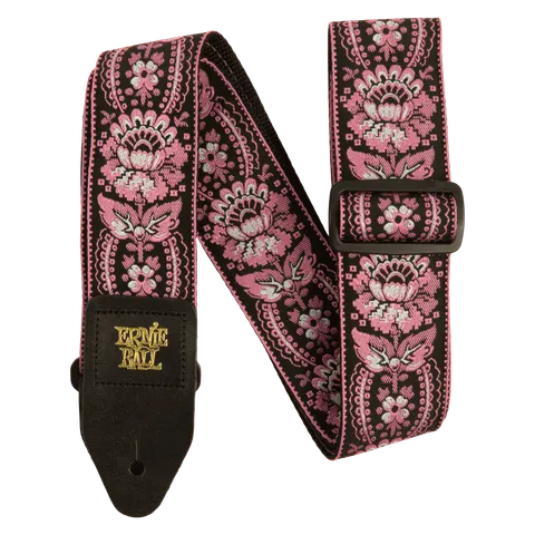Pasek Ernie Ball Pink Orleans Jacquard
