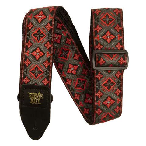 Pasek Ernie Ball Red King Jacquard