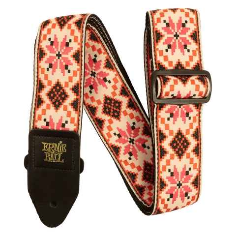 Pasek Ernie Ball Cinnamon Needlepoint Jacquard