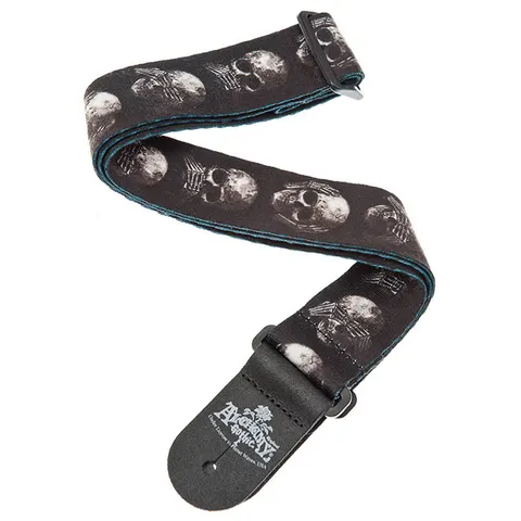 Pasek Gitarowy D'Addario Alchemy Muted Skulls