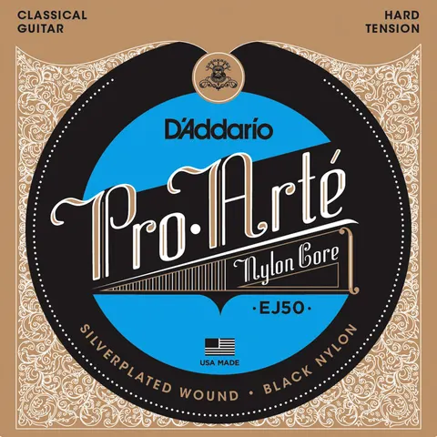 D'Addario Pro-Arte Hard Tension Black Nylon