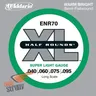 D'Addario ENR70 (40-95) Half Rounds Long Scale