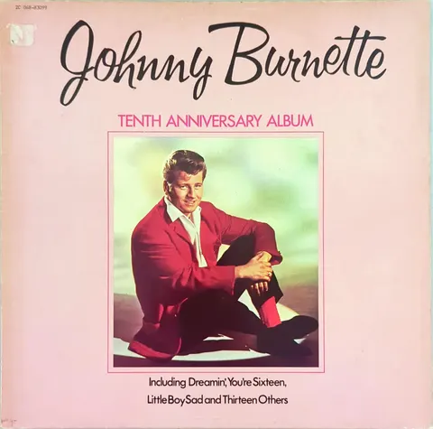 Johnny Burnette Tenth Anniversary Album LP 2C06883099 VG
