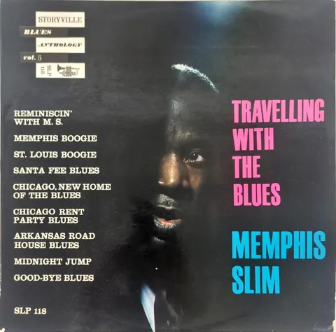 Memphis Slim Travelling With The Blues LP SLP118 VG
