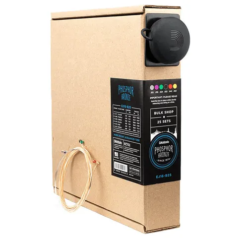 25-Pack D'Addario EJ (12-53) Phosphor Bronze
