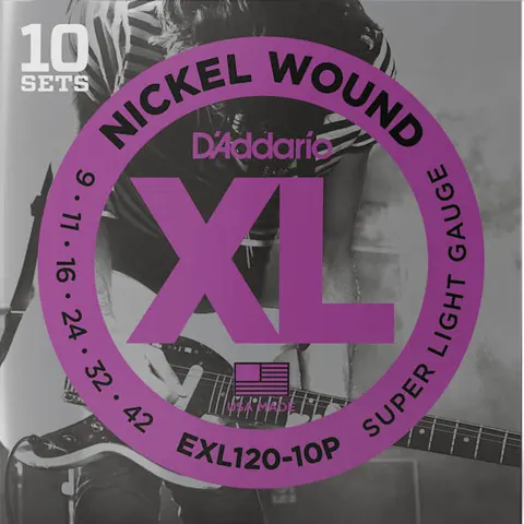 10-Pack D'Addario EXL (09-42) Nickel Wound