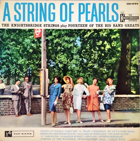The Knightsbridge Strings A String Of Pearls LP 35031 good