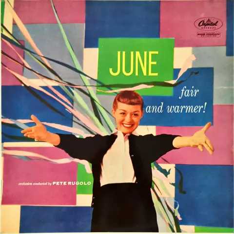 June Christy Fair And Warmer! LP T833 VG