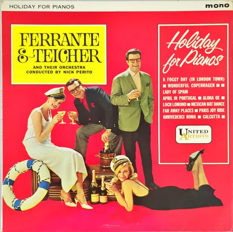 Ferrante & Teicher Holiday For Pianos LP ULP1058 VG