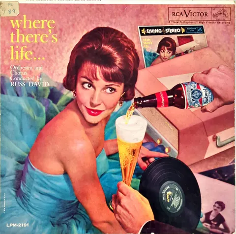 Russ David And His Orchestra Where There's Life LP LPM2191 good+