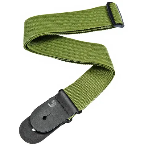 D'Addario Polypropylene Guitar Strap Green