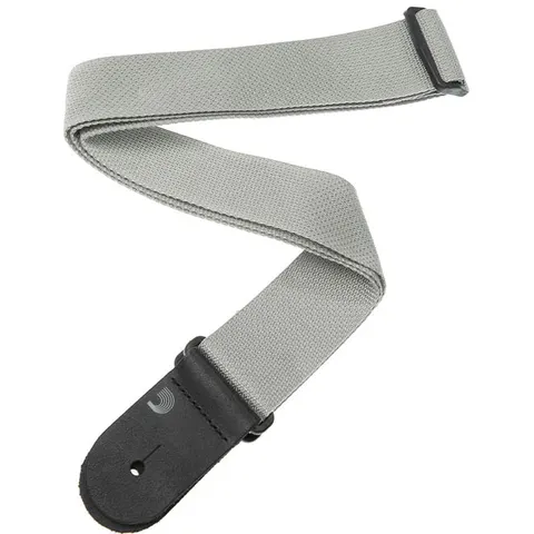 D'Addario Polypropylene Guitar Strap Silver
