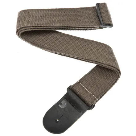 D'Addario Cotton Guitar Strap Army