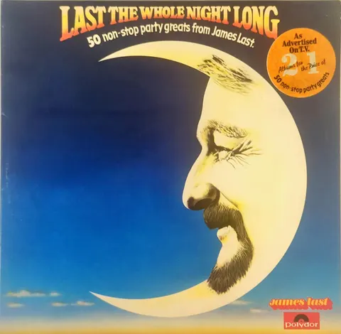 James Last The Whole Night Long: 50 Non-Stop Party Greats LP PDT001 VG