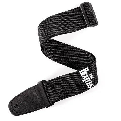 D'Addario Beatles Polypropylene Guitar Strap Black