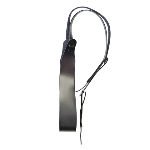 D'Addario Classic Leather Banjo Strap Black