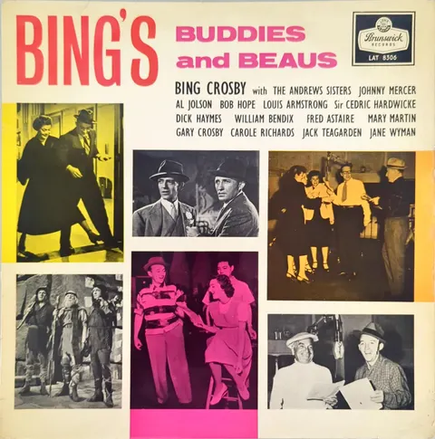 Bing Crosby Bing's Buddies And Beaus LP LAT8306 VG