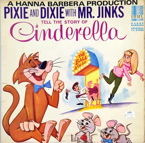 Pixie & Dixie Cinderella LP HLP10 good