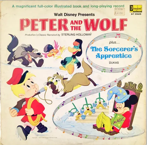 Sterling Holloway Peter And The Wolf LP ST3926 good