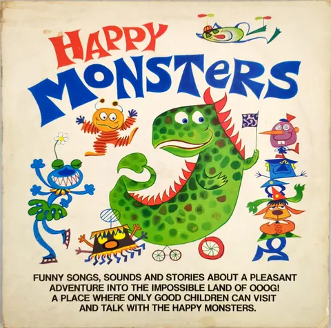 An Adventure in the Land of Ooog Happy Monsters LP HH502 good-