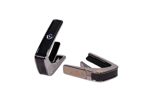 Kapodaster Thalia Guild Ebony-Ripple Shield Black Chrome