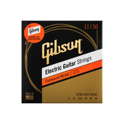 Gibson (11-50) Flatwound Nickel