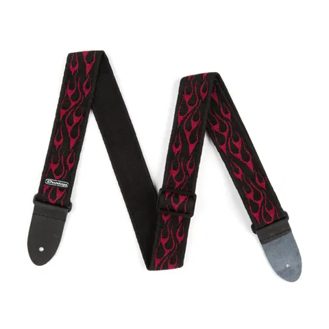 Pasek Gitarowy Dunlop Flambé Red