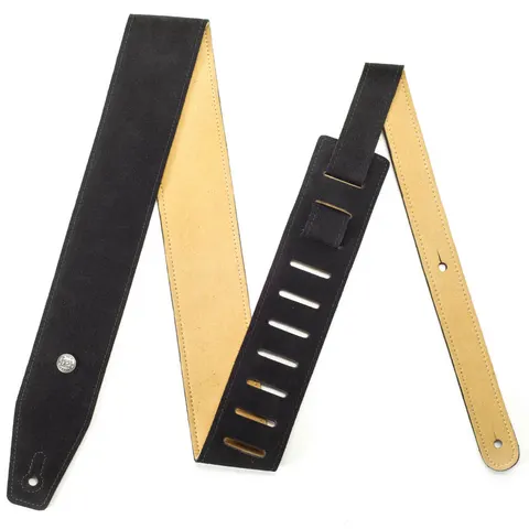 Zamszowy Pas Gitarowy Dunlop BMF Brązowy Heban