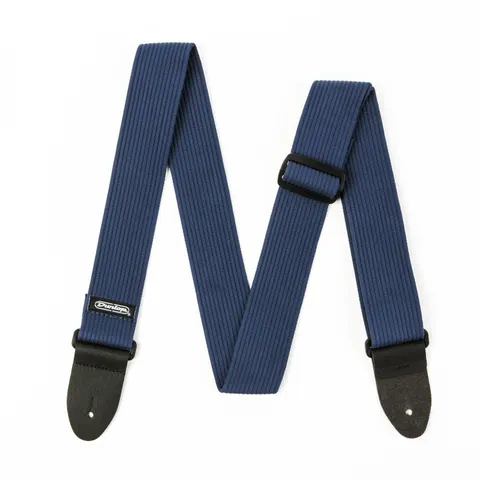 Dunlop Ribbed Cotton Strap - pasek do gitary, niebieski