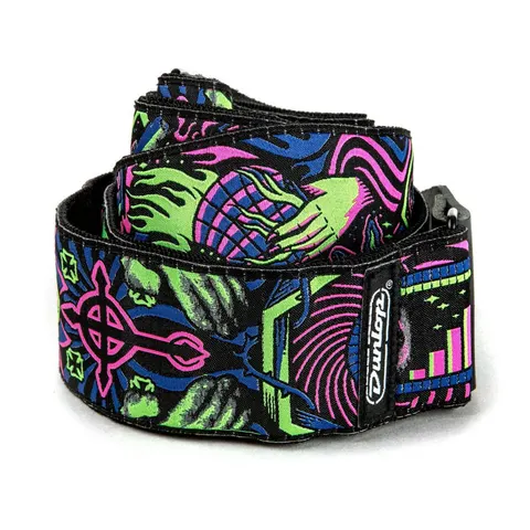 Pasek Dunlop I Love Dust Headspace Green