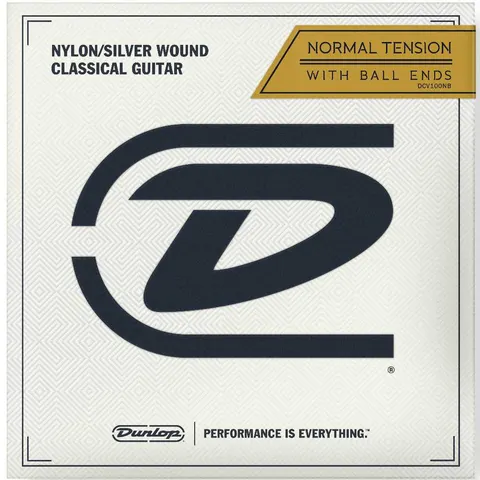 Dunlop Classical Nylon Silver Wound Ball End