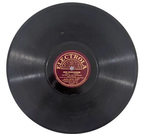 Grosses Militar-Orchester: Hoch Heidecksburg / Frei Weg EH142 Electrola