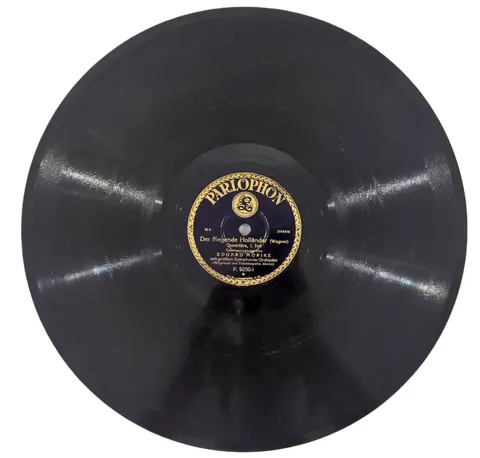 Eduard Morike mit großem Symphonie-Orchester: Der fliegende Hollander Ouverture 1/2 P9250 Parlophon