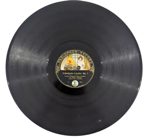 Original Dachauer Bauern-Kapelle: Volkslieder-Landler No. 1 / 2 P1301/2 Parlophon Record