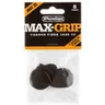 6-Pack Kostek Dunlop Nylon Max Grip Jazz III 1.38 mm Carbon Fieber
