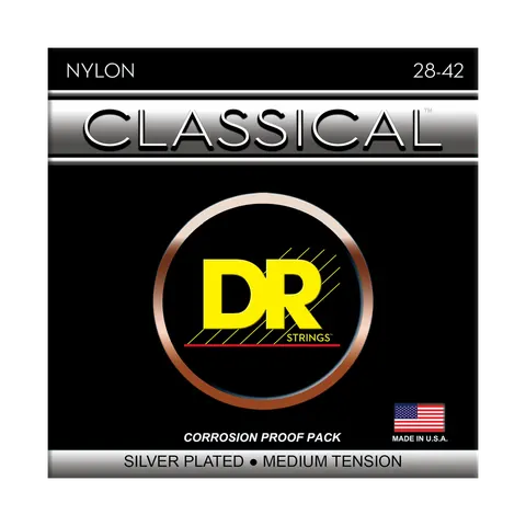 DR Classical Nylon Silver Plated Normal Tension