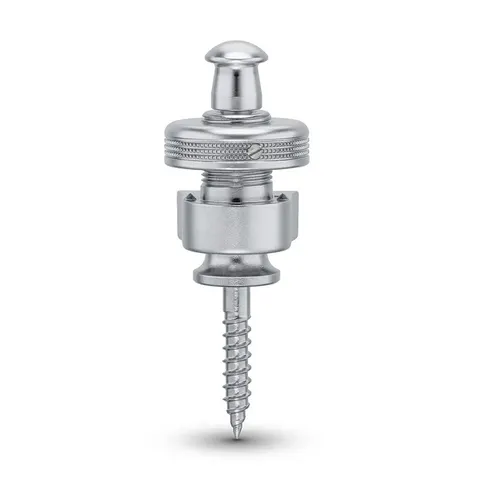 Schaller S-Locks Satin Chrome Strap Locks M (22mm)